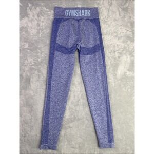 Gymshark Leggings Womens Sz L Blue High Waist Compression Workout